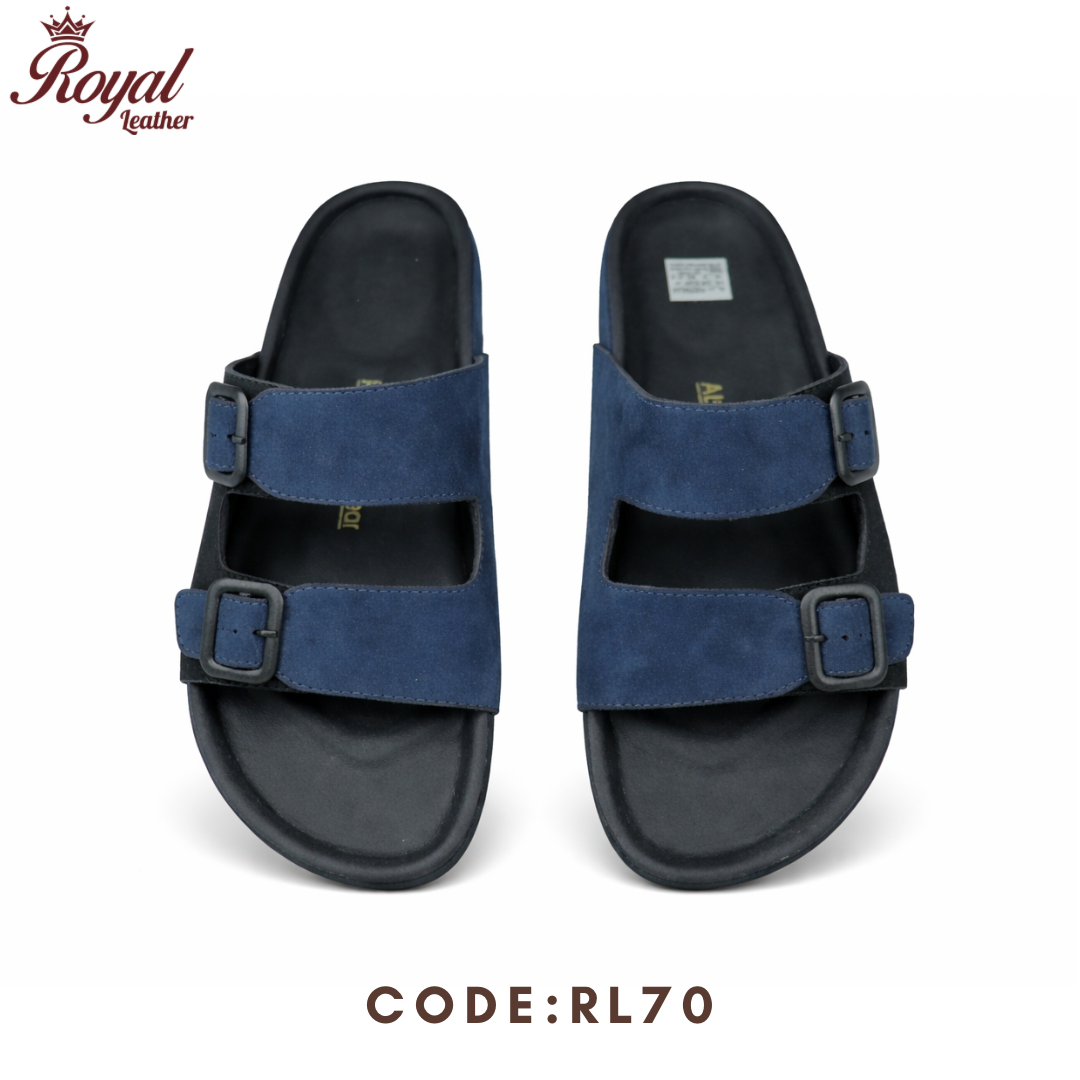 Premium Mens Arizona Sandals RL70 Nevy Blue