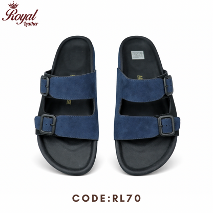 Premium Mens Arizona Sandals RL70 Nevy Blue