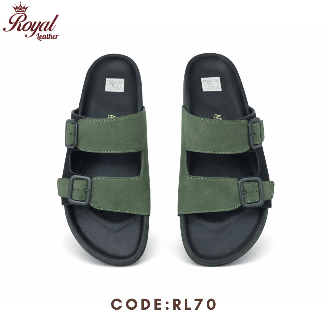 Premium Mens Arizona Sandals RL70 Olive