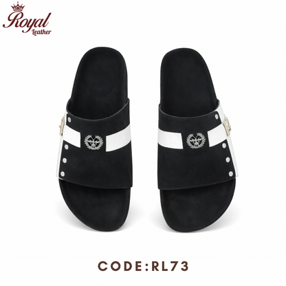 Premium Mens Arizona Sandals RL73 Black