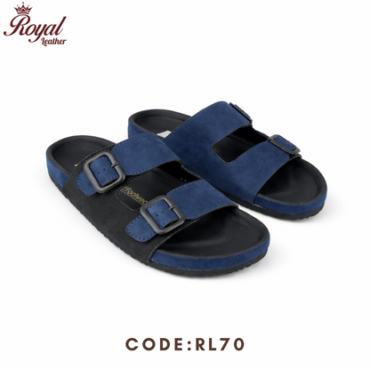 Premium Mens Arizona Sandals RL70 Nevy Blue