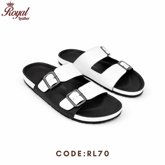 Premium Mens Arizona Sandals RL70 White