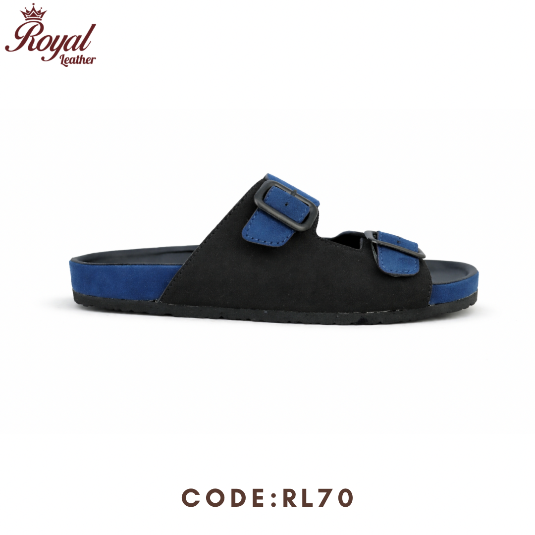 Premium Mens Arizona Sandals RL70 Nevy Blue